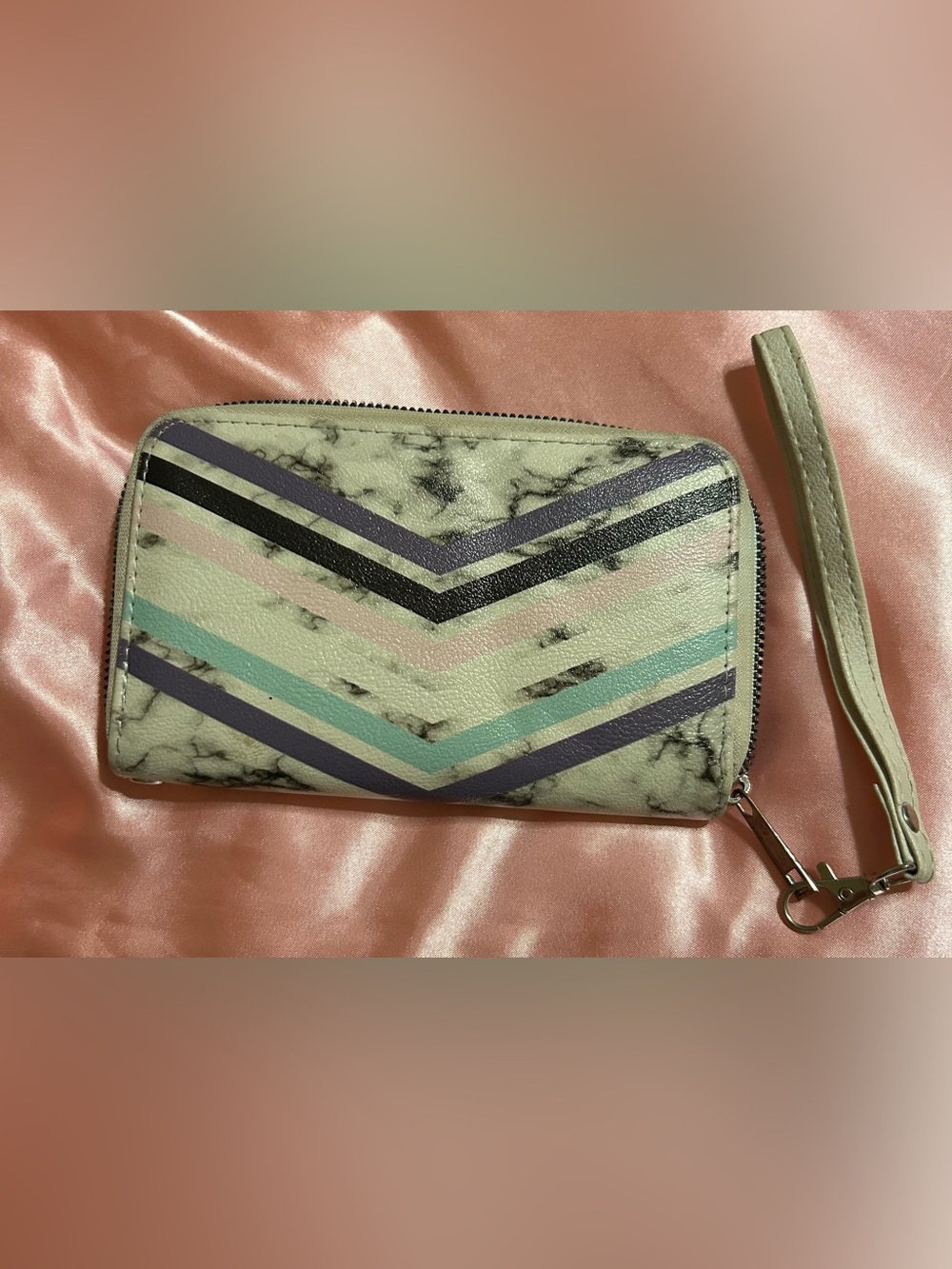 Woman’s Black Zip-Around Wallet - Unbranded